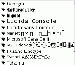 image of fonts